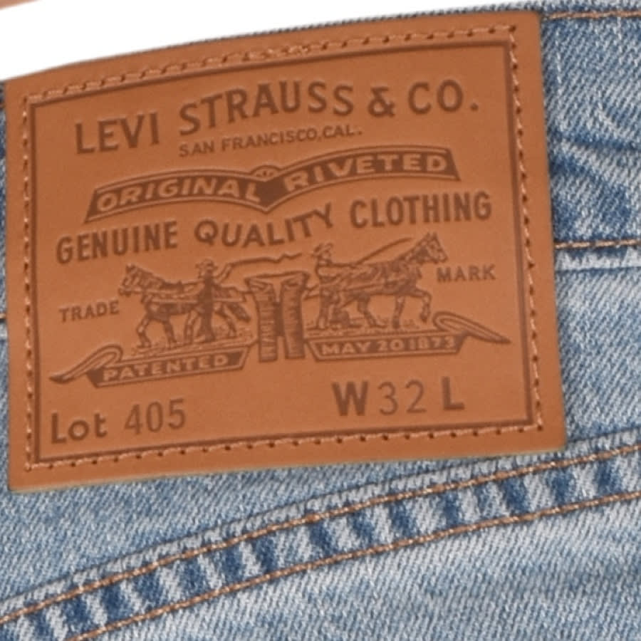 Alternative Image for ProductLevis Original Fit 405 Denim Shorts Blue3